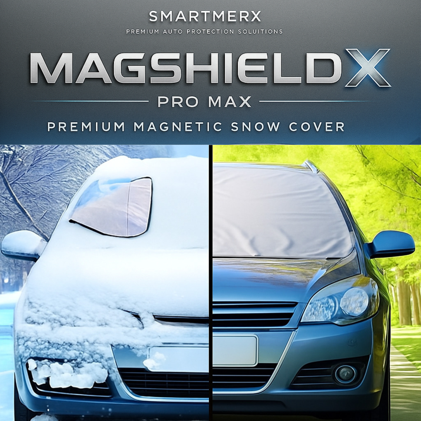 MagShieldX - Premium Thickened Magnetic Snow Cover