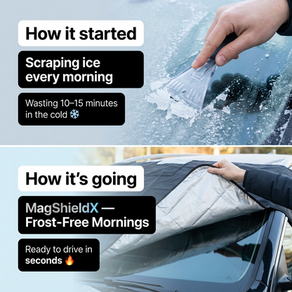 MagShieldX - Premium Thickened Magnetic Snow Cover