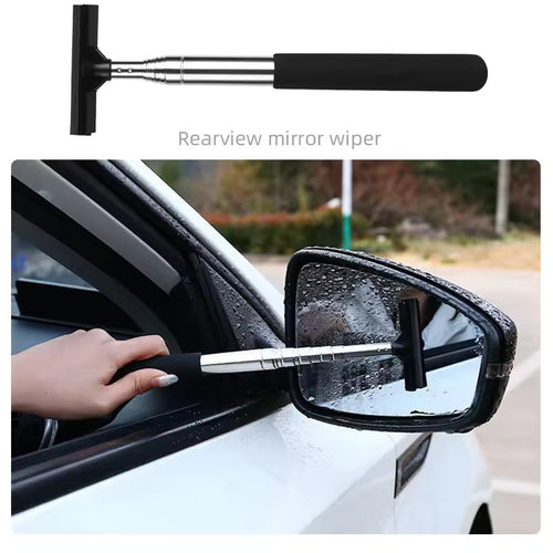 Extendable Rearview Mirror Wiper Cleaning Tool
